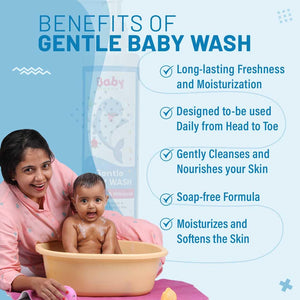 BabyOrgano Nourishing Baby Body Wash 200ml | The Mom Store - Baby Shampoo & Body Wash