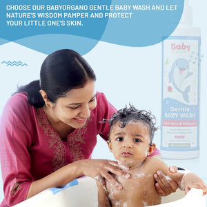 BabyOrgano Nourishing Baby Body Wash 200ml | The Mom Store - Baby Shampoo & Body Wash