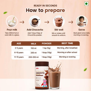 BabyOrgano Nutriverse Chocovita Milk Mix 300g - Baby Food & Storage