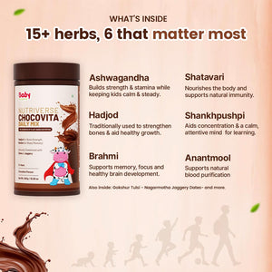 BabyOrgano Nutriverse Chocovita Milk Mix 300g - Baby Food & Storage