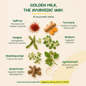 BabyOrgano Nutriverse Kesar Haldi Milk Mix 300g - Baby Food & Storage