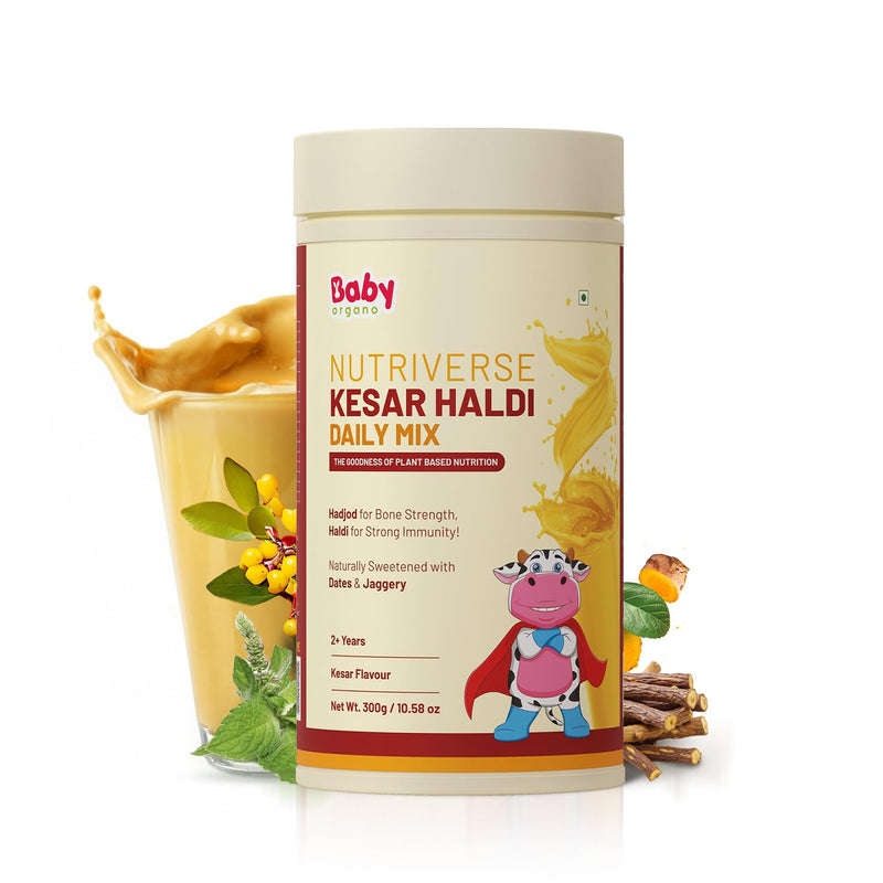 BabyOrgano Nutriverse Kesar Haldi Milk Mix 300g