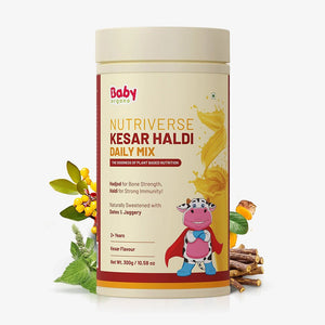BabyOrgano Nutriverse Kesar Haldi Milk Mix 300g | The Mom Store - Baby Food