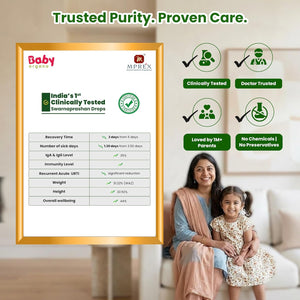 BabyOrgano Suvarnaprashan Gold Drops Pack of 2 | The Mom Store - Baby Food