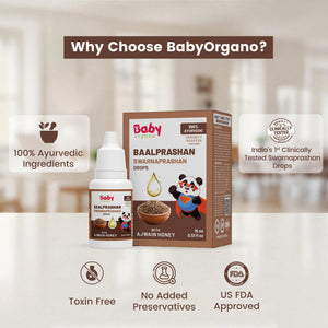 BabyOrgano Swarnaprashan Drops - Immunity Boost | The Mom Store - Immunity Booster