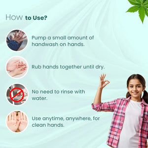 BabyOrgano Waterless Handwash Kids Neem Aloe 50ml | The Mom Store - Baby Skincare