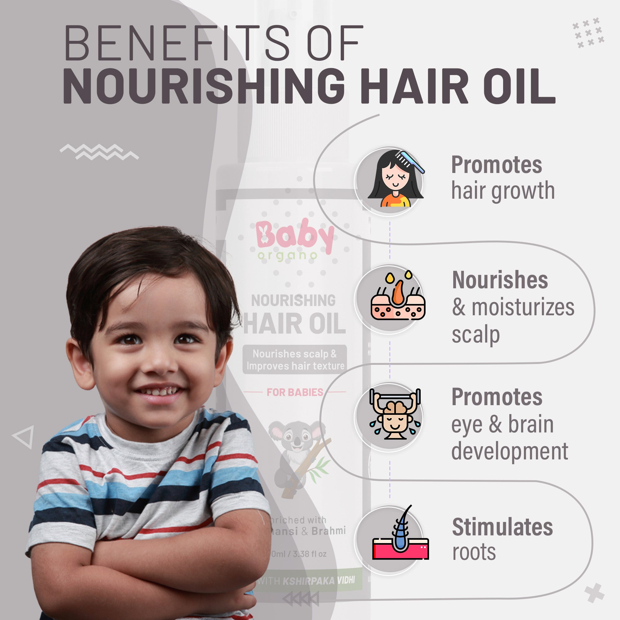 Baby Organo Nourishing Hair Oil For Babies