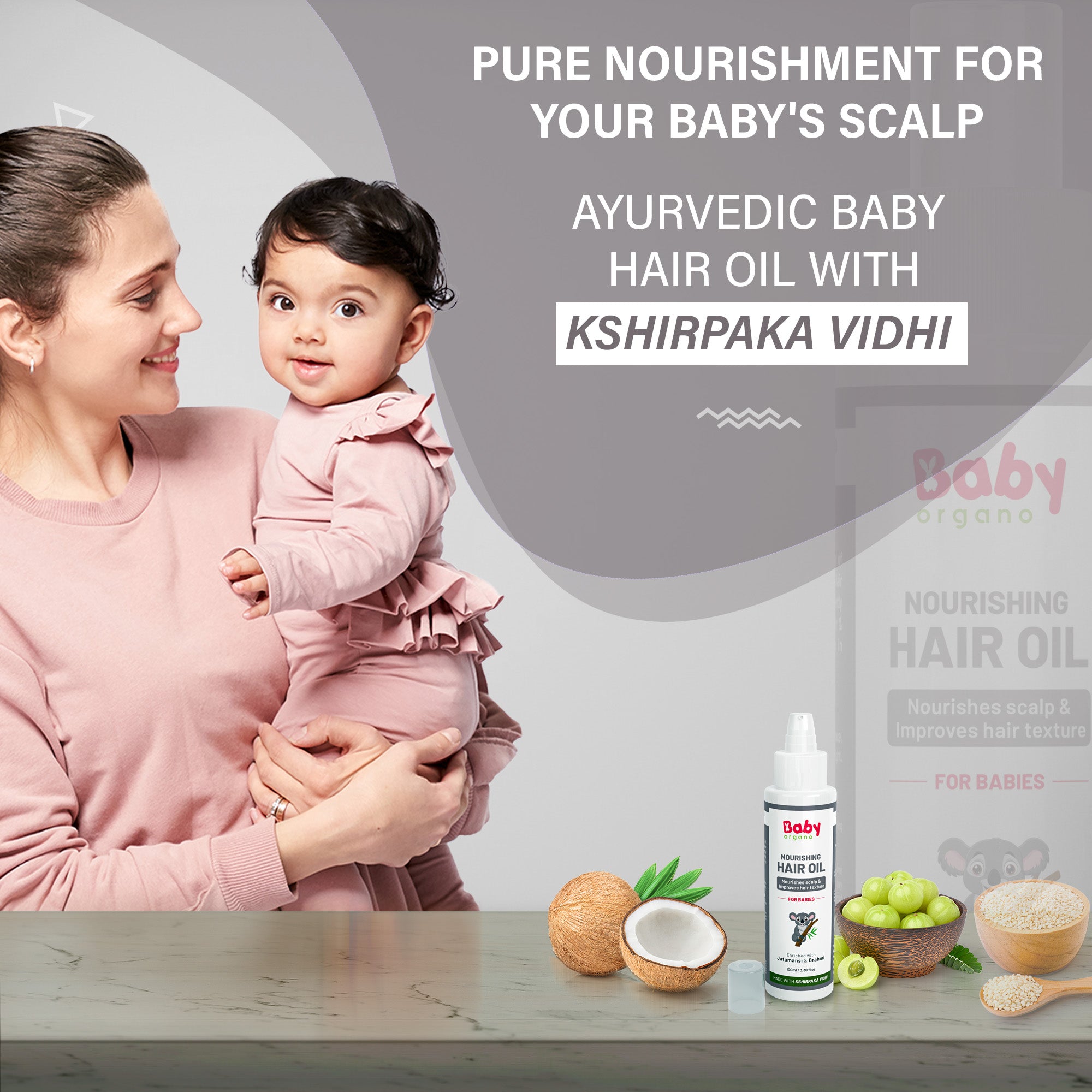 Baby Organo Nourishing Hair Oil For Babies