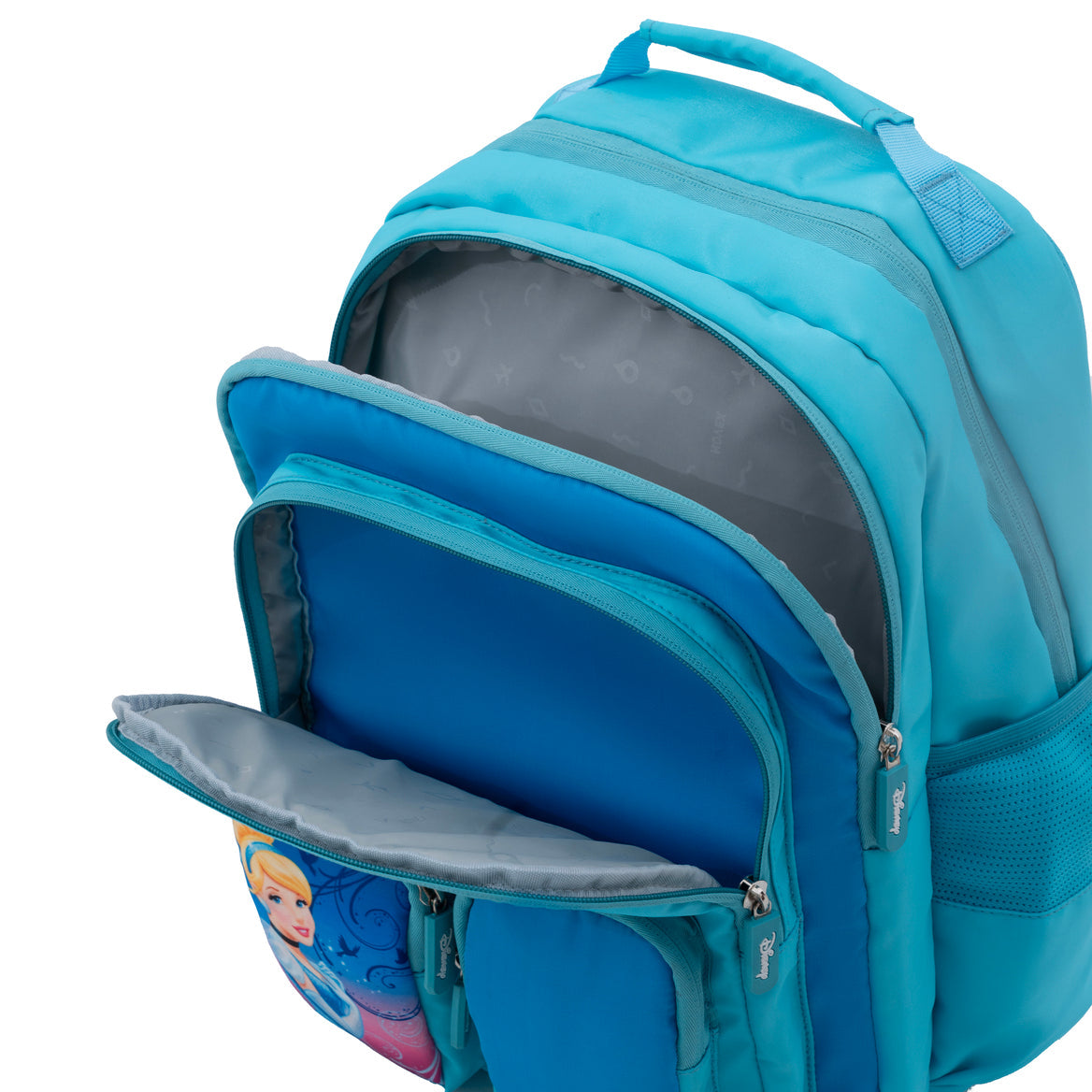 Novex Snug-On Princess Printed Girl Kids School Bag for Nursery to 3rd Class - 15 Inch | Backpack for 6-9 Years Kids