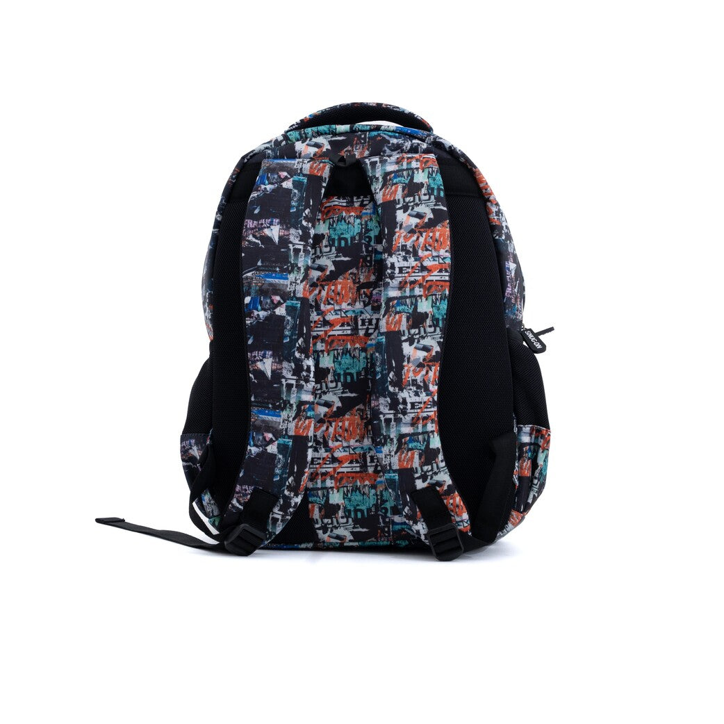 Novex Snug-On Zippy Printed Unisex Kids School Bag for 4th Class to 6th Class - 17 Inch | Backpack for 10-12 Years Kids