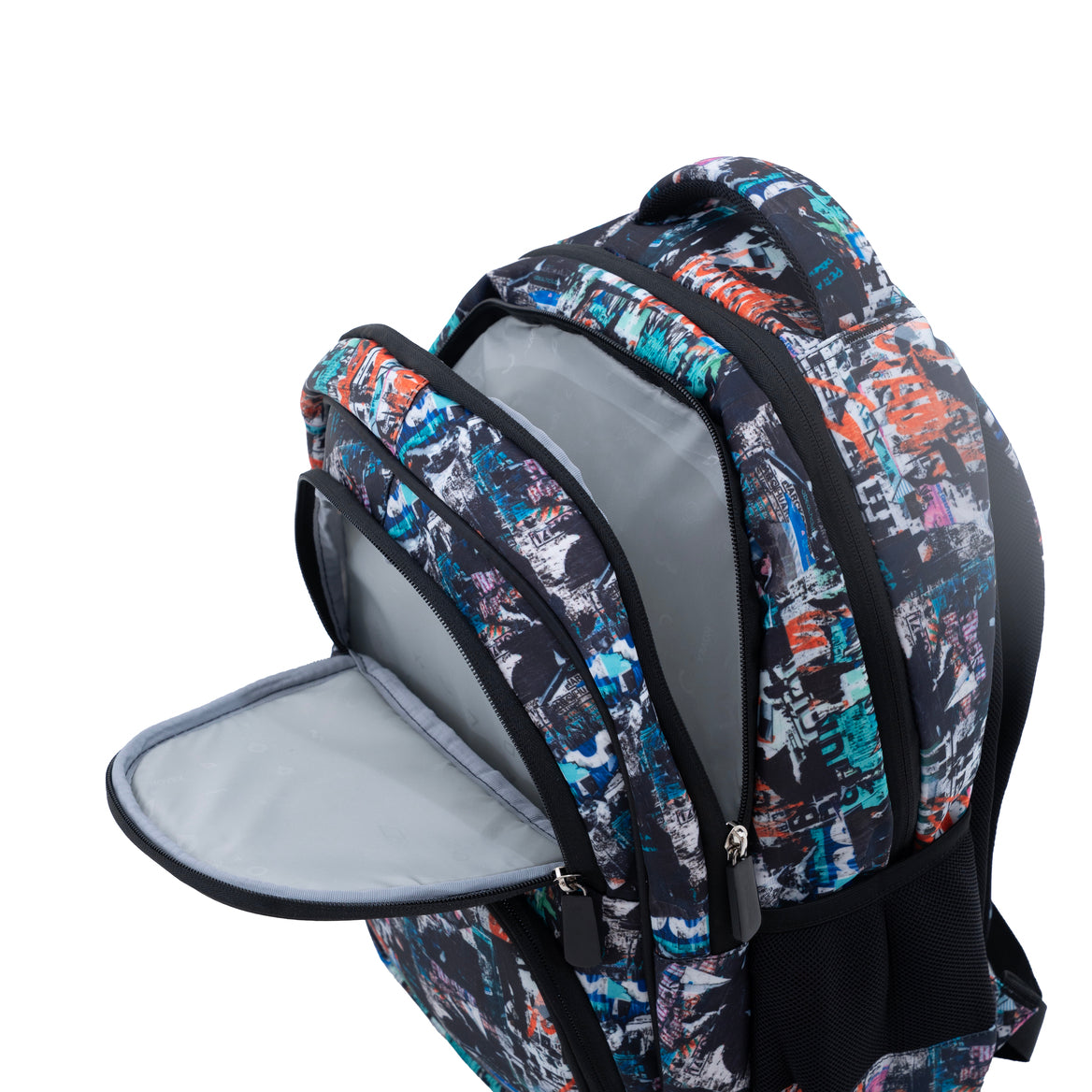 Novex Snug-On Zippy Printed Unisex Kids School Bag for 4th Class to 6th Class - 17 Inch | Backpack for 10-12 Years Kids