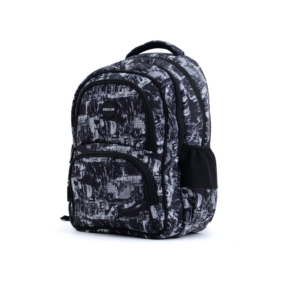 Novex Snug-On Kyro Printed Unisex Kids School Bag for 4th Class to 6th Class - 17 Inch | Backpack for 10-12 Years Kids