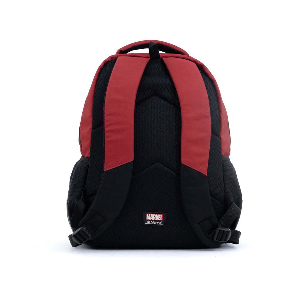 Novex Snug-On Iron Man Printed Boy Kids School Bag for 4th Class to 6th Class - 17 Inch | Backpack for 10-12 Years Kids