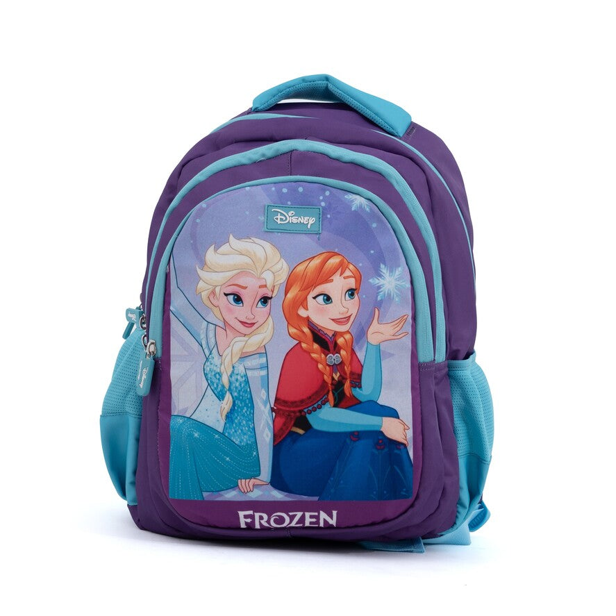 Novex Snug-On Frozen Printed Boy Girl School Bag for 4th Class to 6th Class - 17 Inch