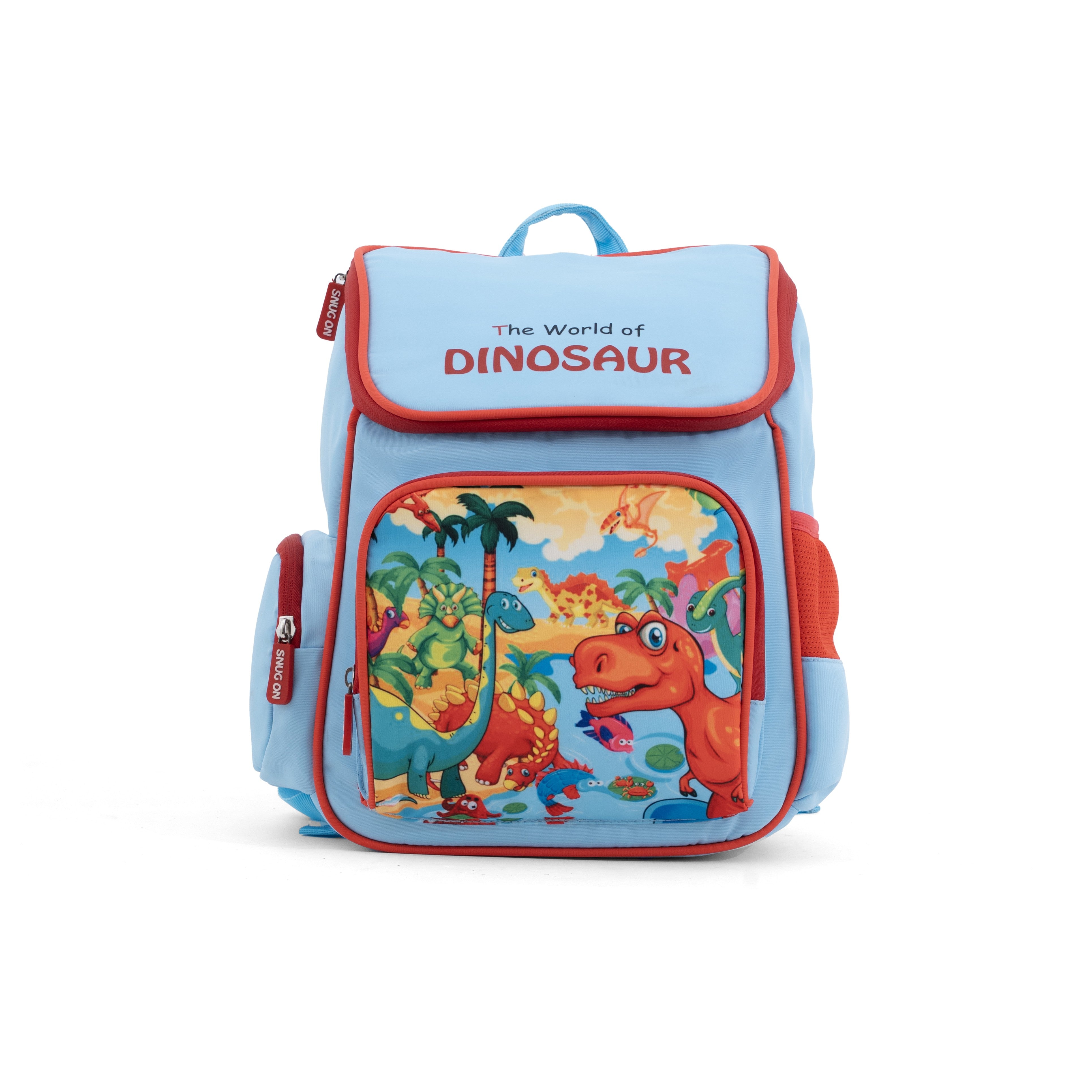 Novex Snug-On Dinosaur Printed Boy Kids School Bag for Preschool, Kindergarten