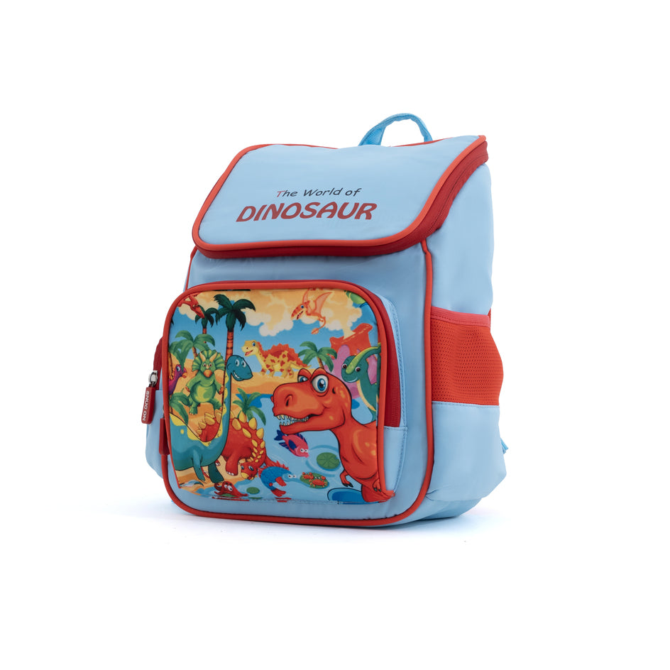 Novex Snug-On Dinosaur Printed Boy Kids School Bag for Preschool, Kindergarten