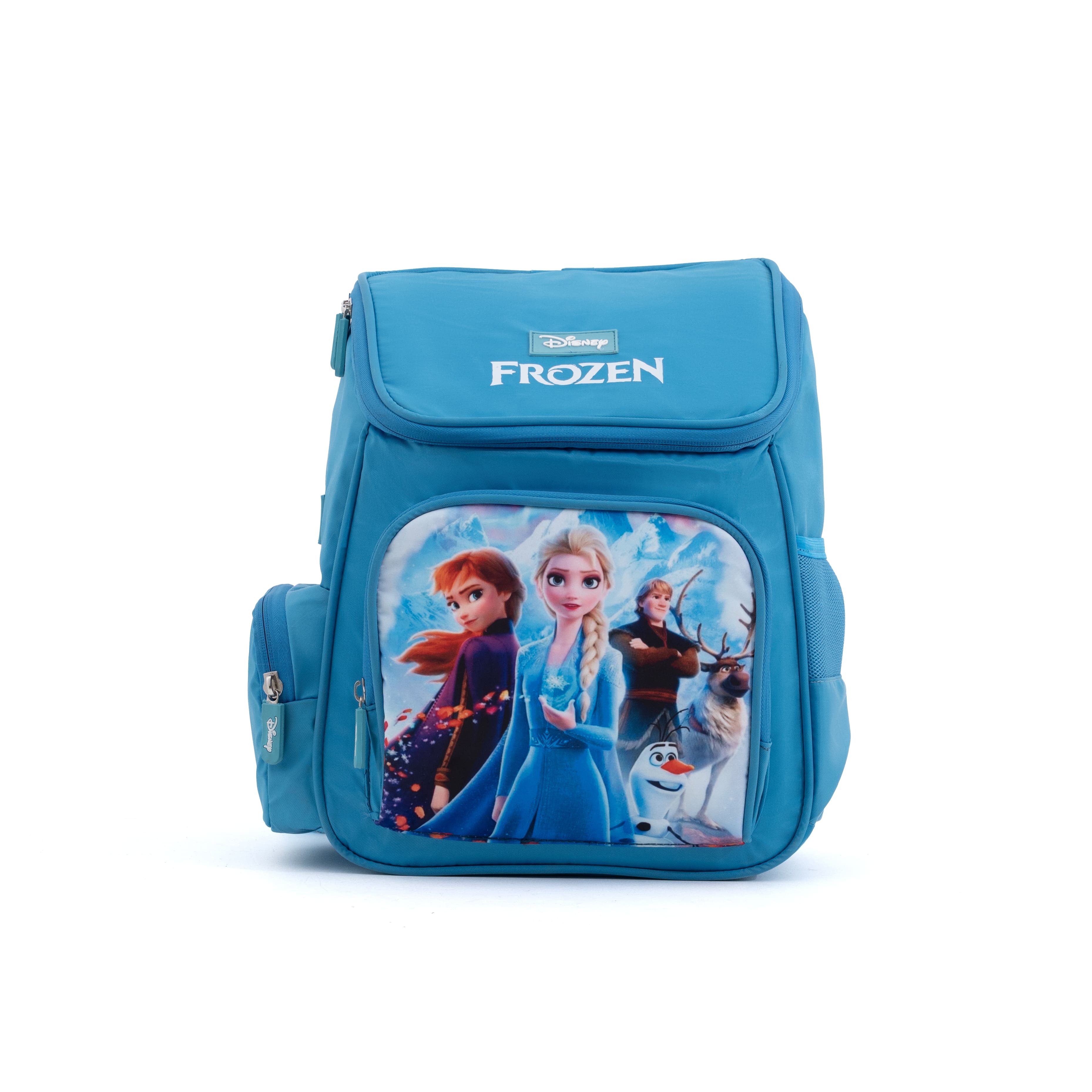 Novex Snug-On Frozen Printed Girl Kids School Bag for Preschool, Kindergarten - 13 Inch | Backpack for 3-5 Years Kids