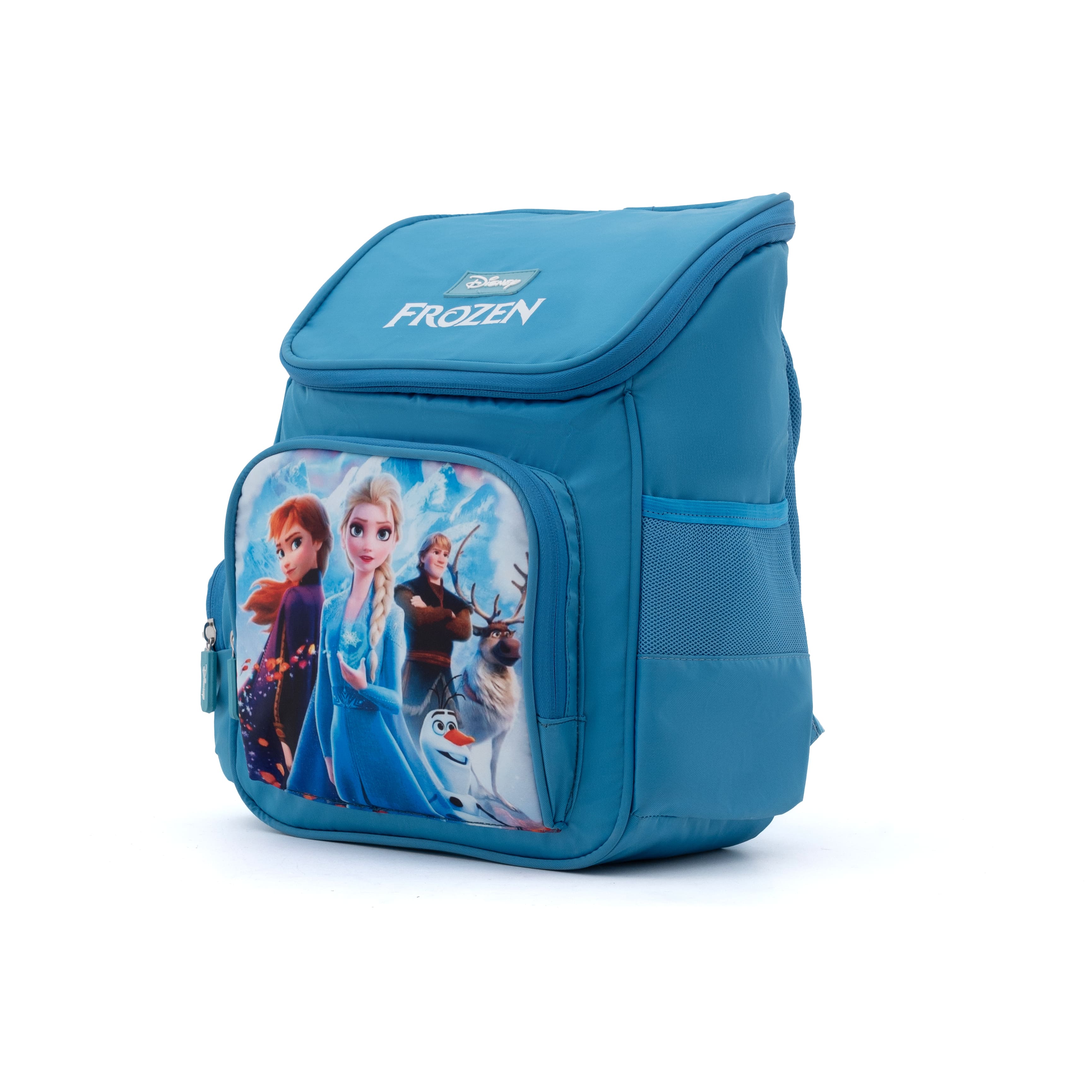 Novex Snug-On Frozen Printed Girl Kids School Bag for Preschool, Kindergarten - 13 Inch | Backpack for 3-5 Years Kids