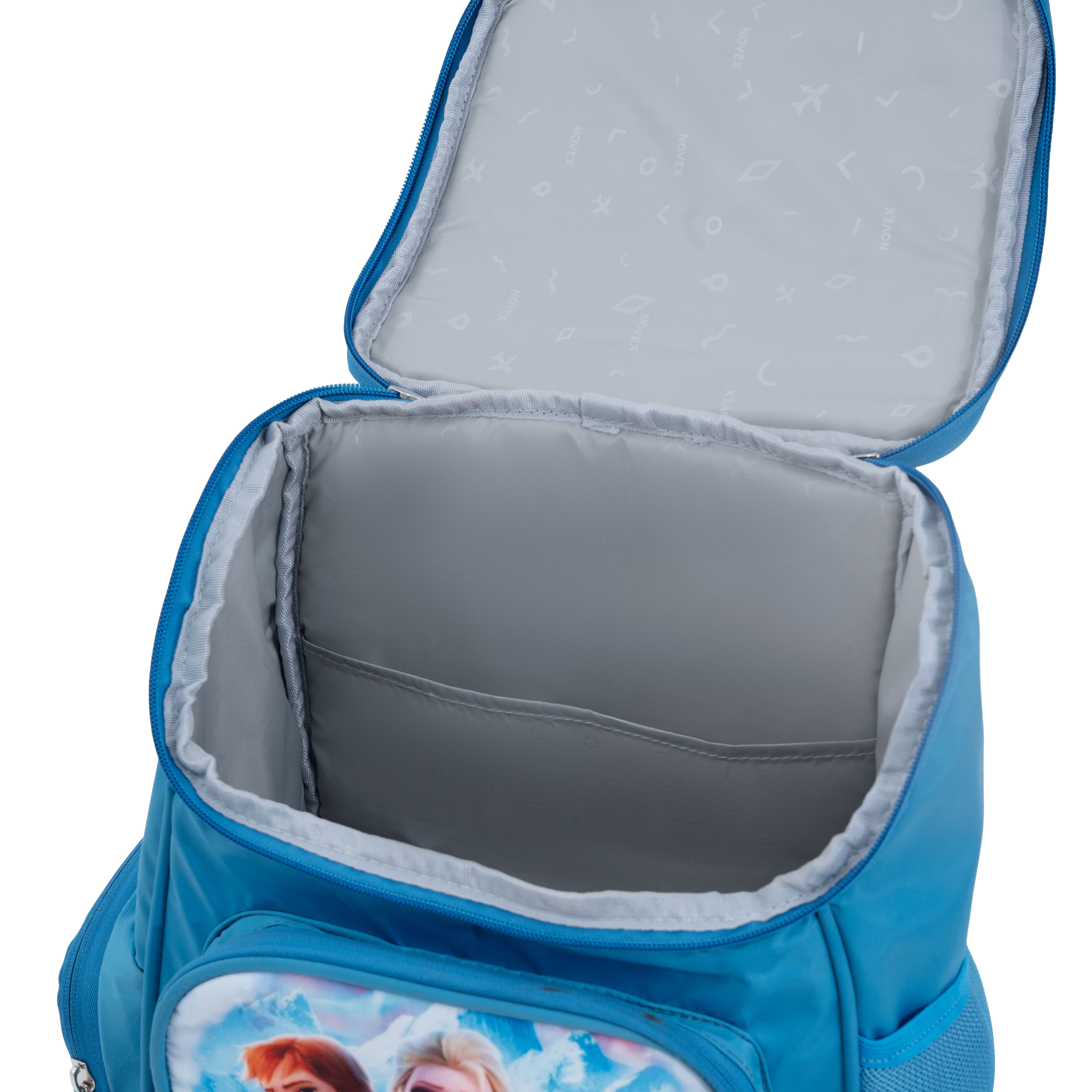 Novex Snug-On Frozen Printed Girl Kids School Bag for Preschool, Kindergarten - 13 Inch | Backpack for 3-5 Years Kids