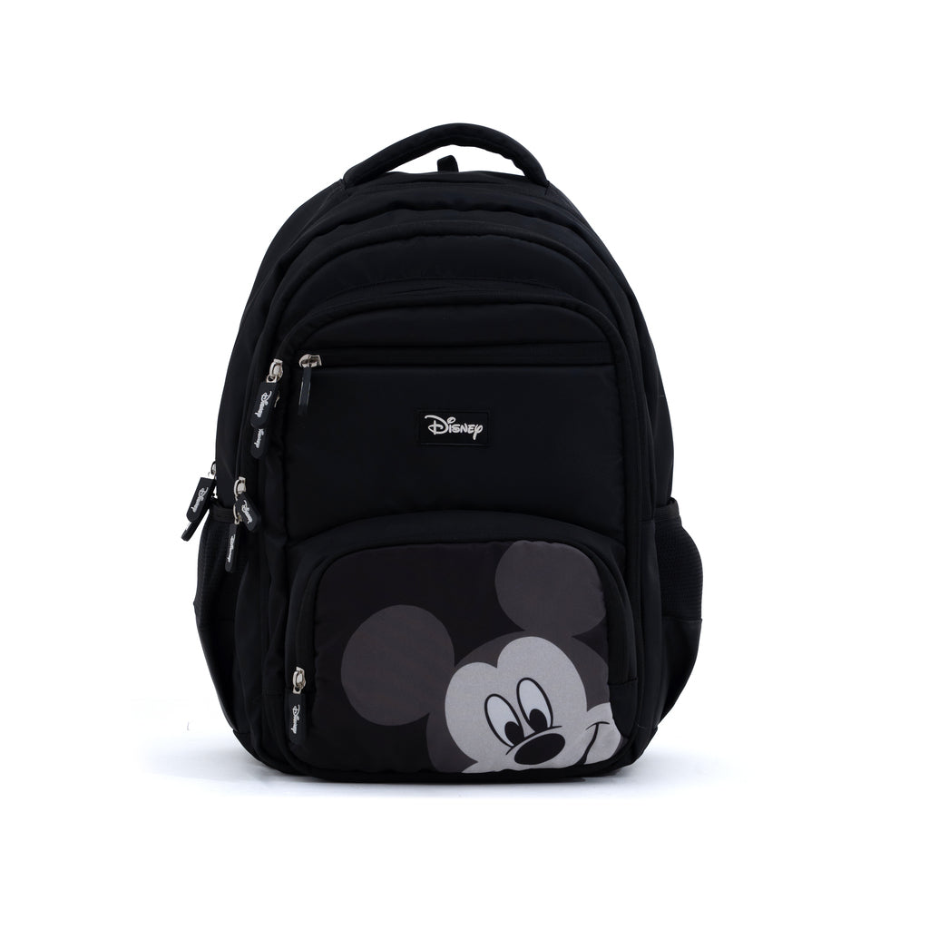 Novex Snug-On Mickey Mouse Printed Unisex Kids School Bag for 4th Class to 6th Class - 17 Inch | Backpack for 10-12 Years Kids