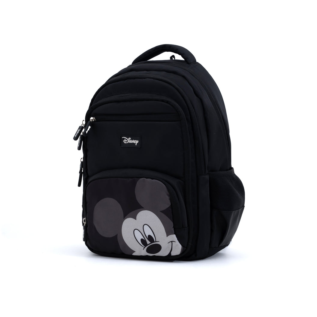 Novex Snug-On Mickey Mouse Printed Unisex Kids School Bag for 4th Class to 6th Class - 17 Inch | Backpack for 10-12 Years Kids