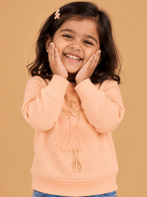 Ballet Dreams Kids Sweatshirt - 1-2 Years Kids Winter Sweatshirts