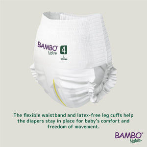 Bambo Nature Pant Diapers Large 20 Pieces Baby Diaper Pants | The Mom Store - Large Pant Diapers