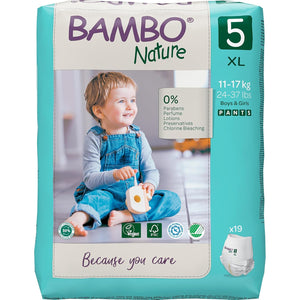 Bambo Nature Pant Diapers XL 19 Pieces Baby Diaper Pants | The Mom Store - Pant Diapers