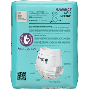 Bambo Nature Pant Diapers XXL 18 Pieces Baby Diaper Pants | The Mom Store - Pant Diapers