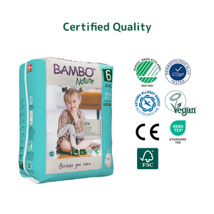 Bambo Nature Pant Diapers XXL 18 Pieces Baby Diaper Pants | The Mom Store - Pant Diapers