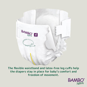 Bambo Nature Tape Diapers Large 24 Pieces Baby Diapers | The Mom Store - Tape Diapers