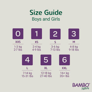 Bambo Nature Tape Diapers Large 24 Pieces Baby Diapers | The Mom Store - Tape Diapers