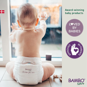 Bambo Nature Tape Diapers Medium 28 Pieces Baby Diapers | The Mom Store - Tape Diapers