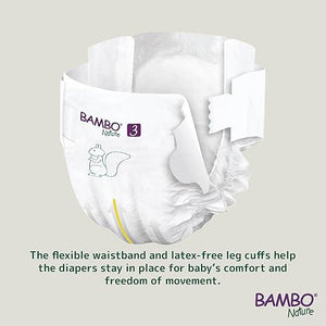 Bambo Nature Tape Diapers Medium 28 Pieces Baby Diapers | The Mom Store - Tape Diapers