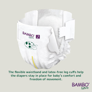 Bambo Nature Tape Diapers Small 30 Pieces Baby Diapers | The Mom Store - Tape Diapers