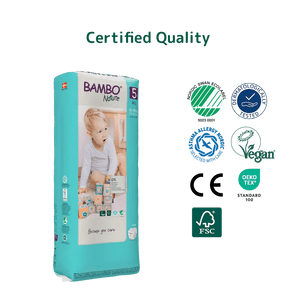 Bambo Nature Tape Diapers XL 44 Pieces Baby Diapers | The Mom Store - Tape Diapers
