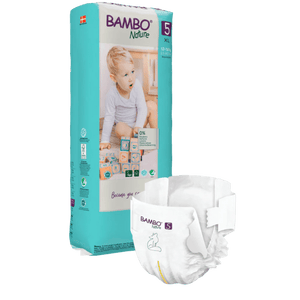 Bambo Nature Tape Diapers XL 44 Pieces Baby Diapers | The Mom Store - Tape Diapers