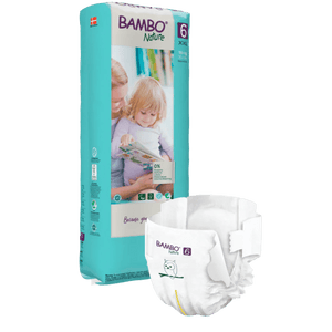 Bambo Nature Tape Diapers XXL 20 Pieces Baby Diapers | The Mom Store - Tape Diapers