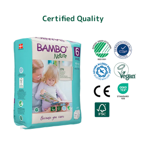 Bambo Nature Tape Diapers XXL 20 Pieces Baby Diapers | The Mom Store - Tape Diapers