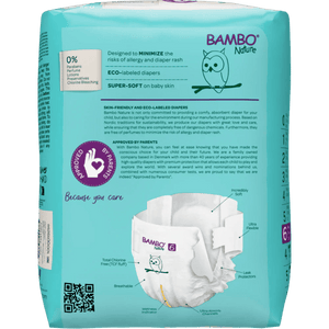 Bambo Nature Tape Diapers XXL 20 Pieces Baby Diapers | The Mom Store - Tape Diapers