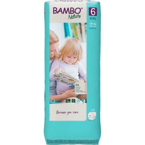 Bambo Nature Tape Diapers XXL 40 Pieces Baby Diapers | The Mom Store - Tape Diapers