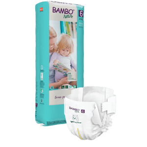 Bambo Nature Tape Diapers XXL 40 Pieces Baby Diapers | The Mom Store - Tape Diapers