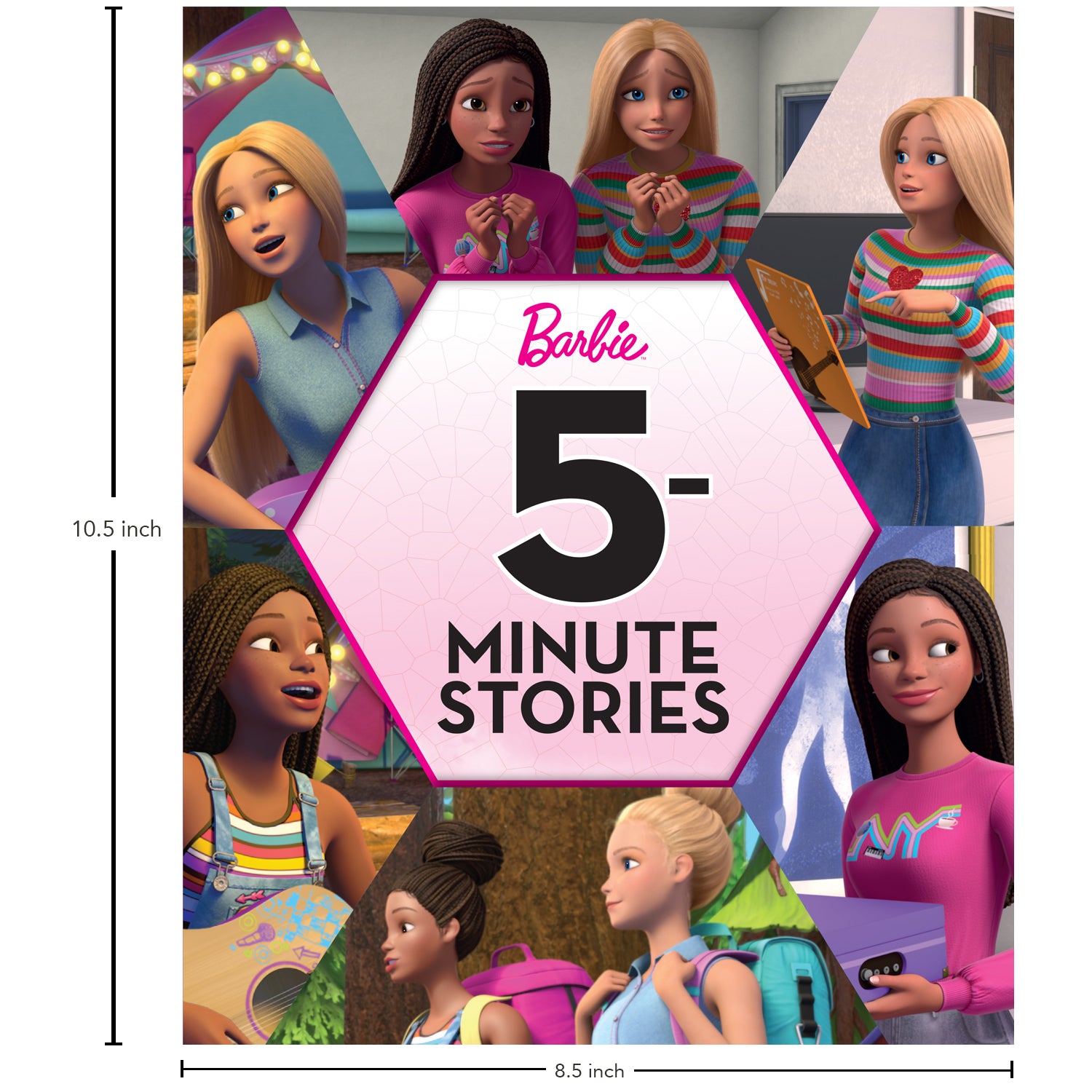 Parragon Publishing Barbie: 5-Minute Stories Book | Barbie Stories Collection for Girls | For 6 to 8 Year's Old