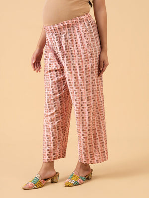 Bare Peach Maternity and Nursing Co Ord Set - S Maternity Co-ord Set