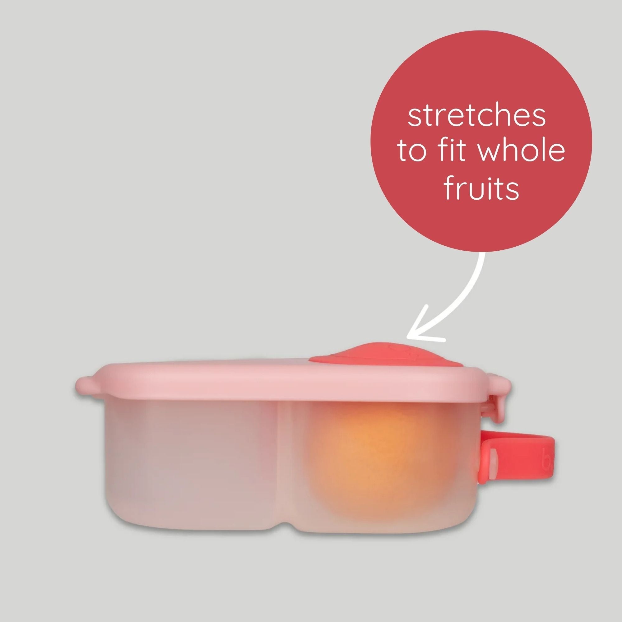 b.box Avengers Mini Lunchbox - Adjustable Divider, Flexi Fruit Holder & 1L Capacity - Multicolor - 4007XMA4