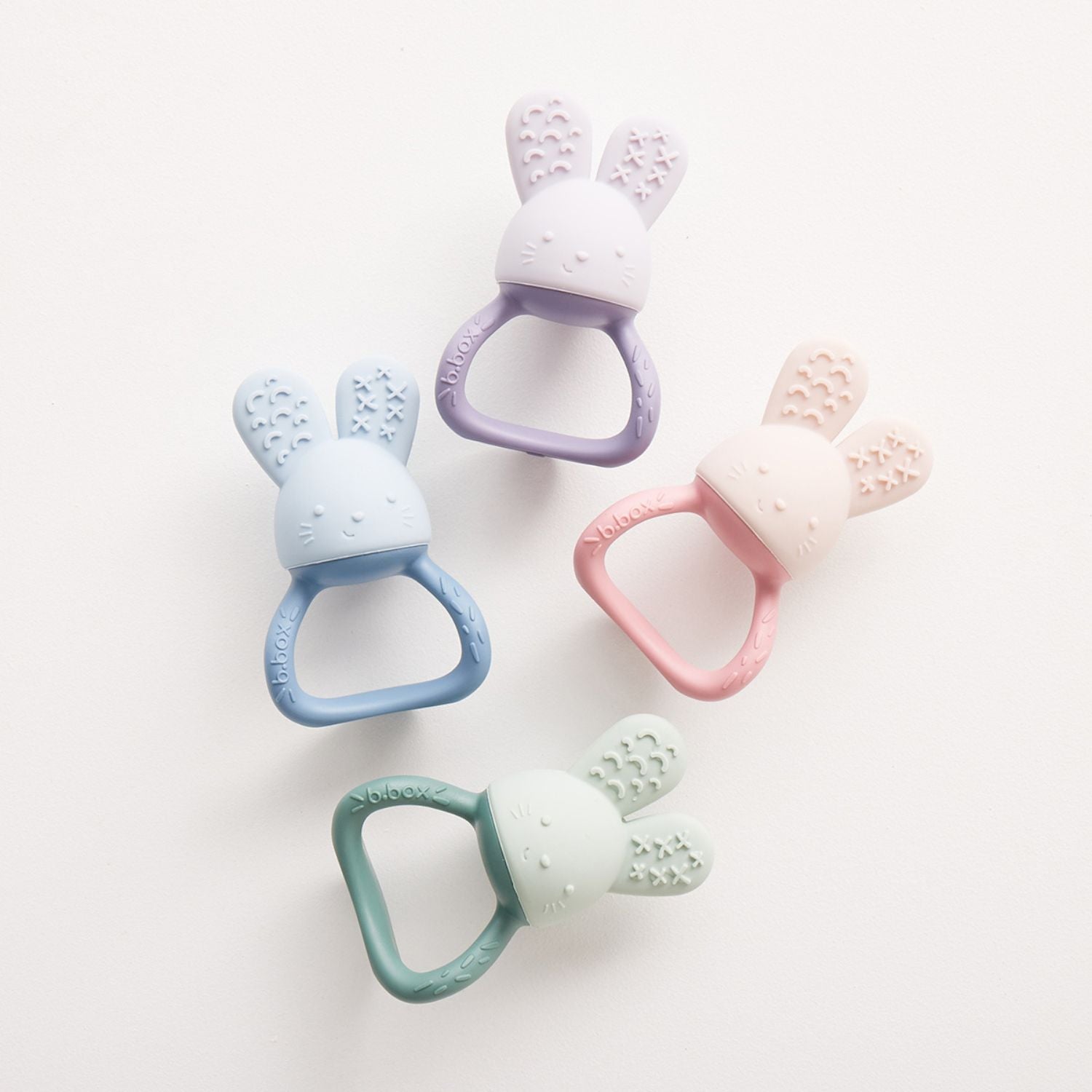 b.box Chill + Fill Bunny Teether Peony Purple - 100409
