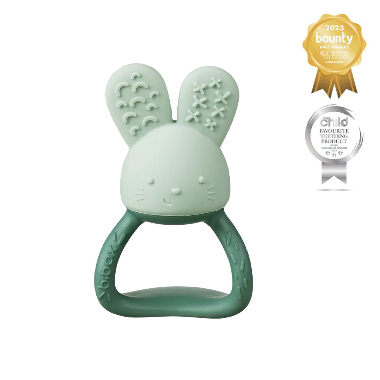 b.box Chill + Fill Bunny Teether Sage Green - 100410