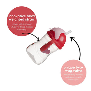 b.box Disney Weighted Straw Sippy Cup - Minnie Mouse - 2002XDMM