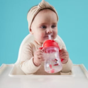 b.box Disney Weighted Straw Sippy Cup - Minnie Mouse - 2002XDMM