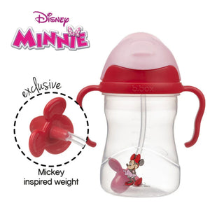 b.box Disney Weighted Straw Sippy Cup - Minnie Mouse - 2002XDMM